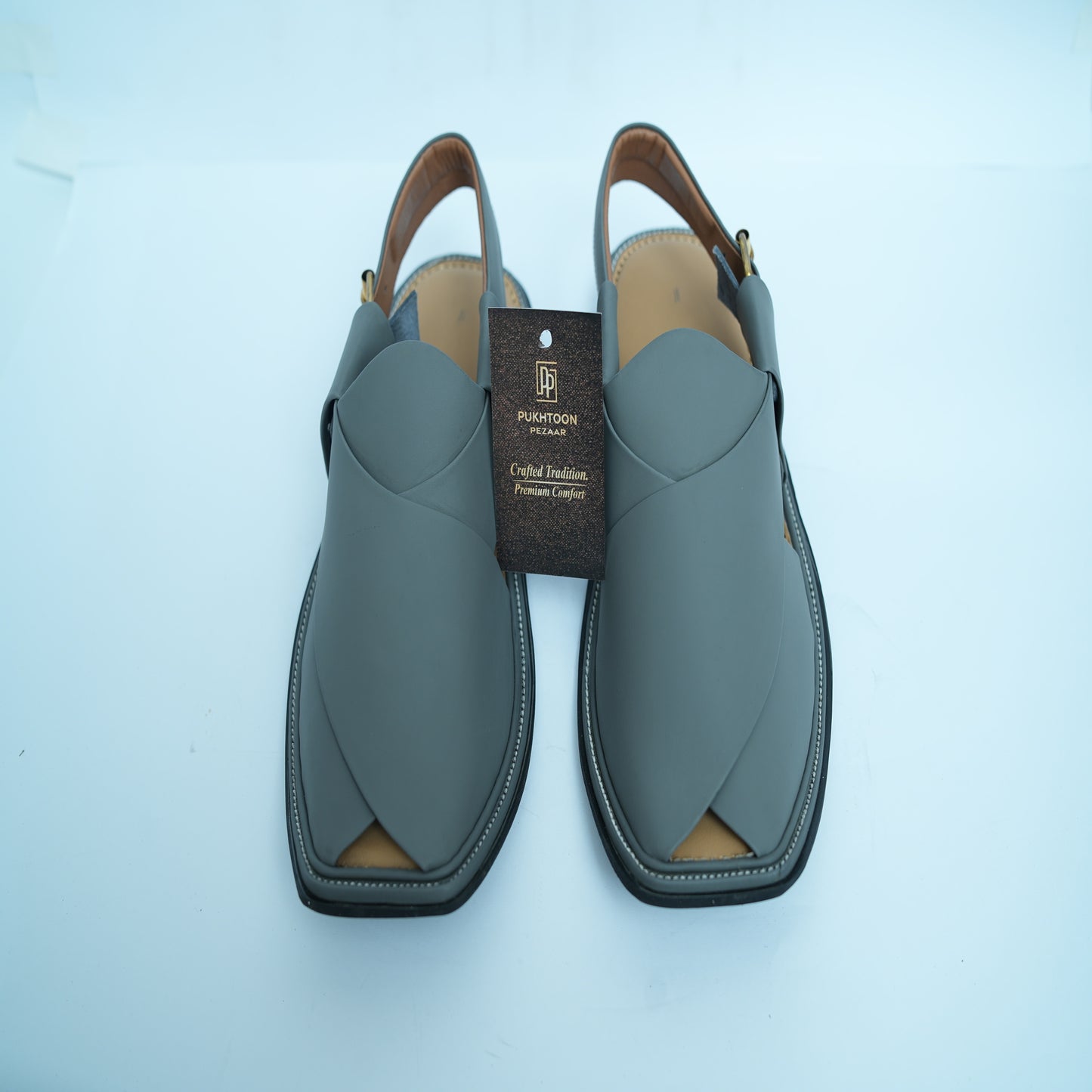 Slate Monarch Peshawari Chappal