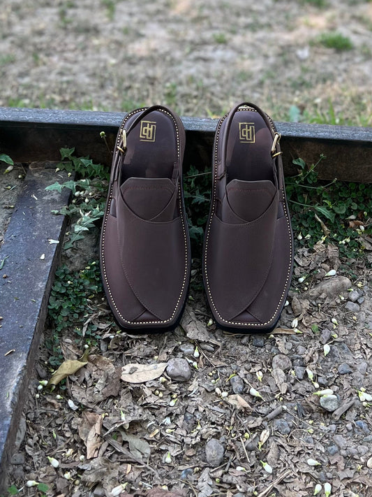 Royal Strap Rich Chocolate Peshawari Chappal – Sketcher Sole
