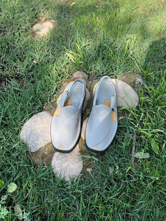 Royal Ash Gray Peshawari Chappal – Sketcher Sole