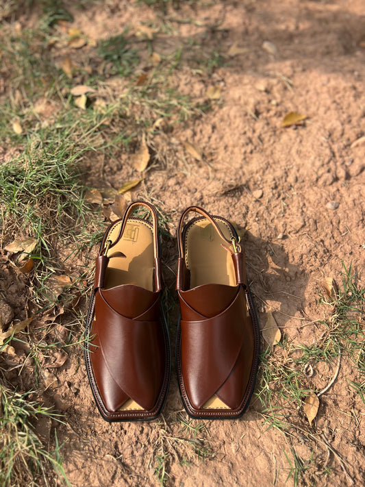 Rich Chocolate Peshawari Chappal