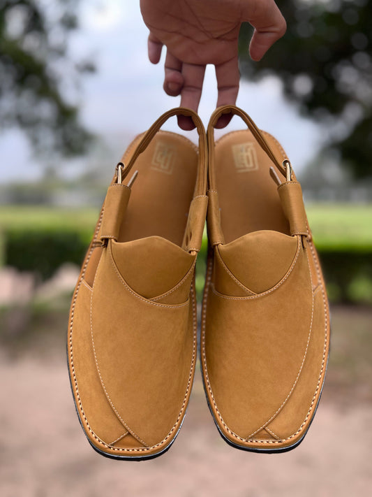 Khyber Mustard Peshawari Chappal – Sketcher Sole