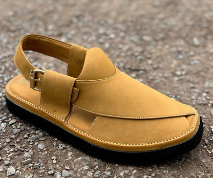 Khyber Mustard Peshawari Chappal – Sketcher Sole