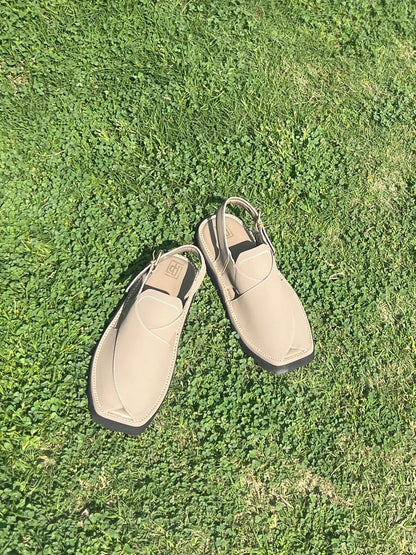 Royal Strap Light mocha Peshawari Chappal – Sketcher Sole