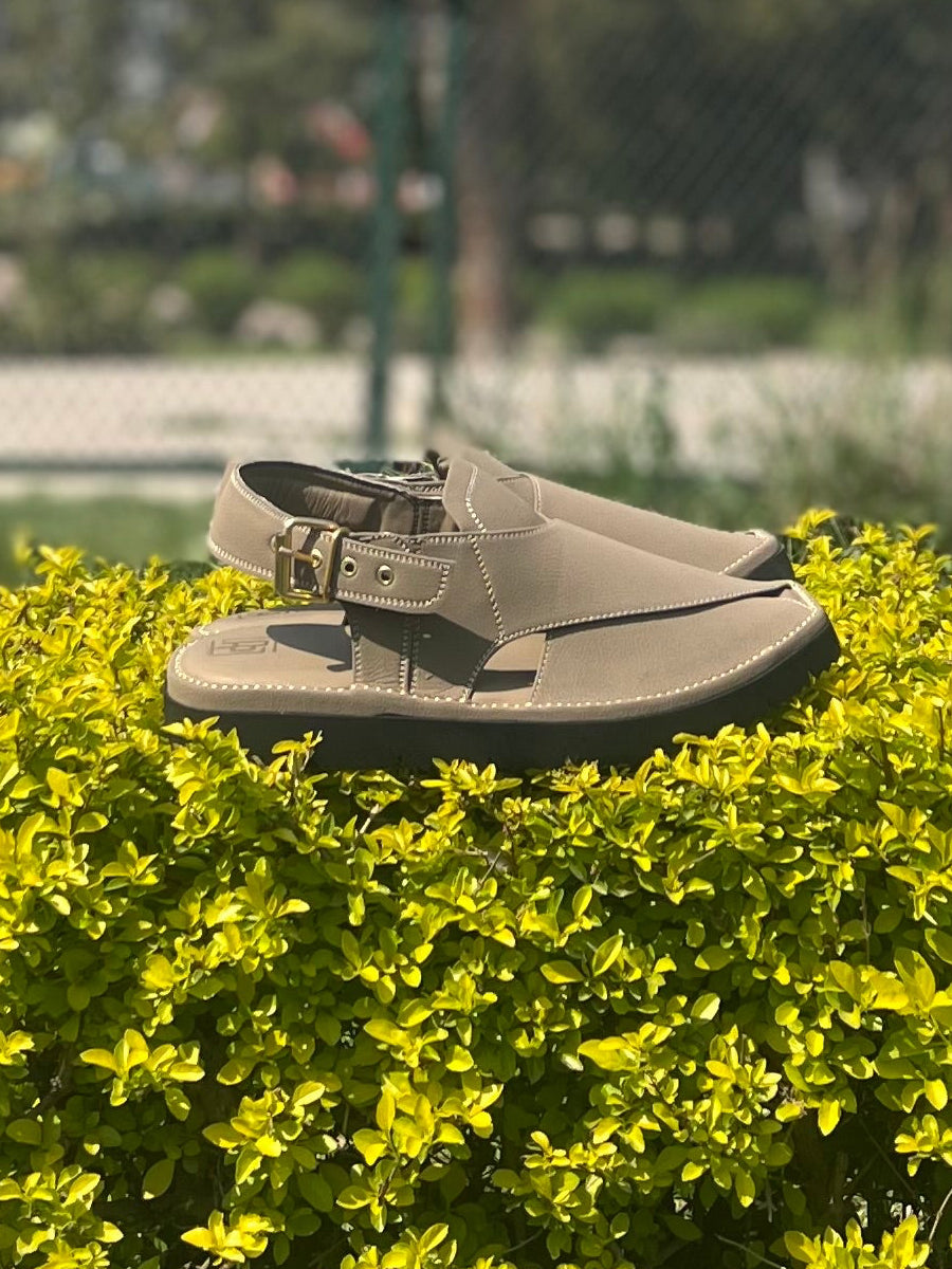 Royal Strap Light mocha Peshawari Chappal – Sketcher Sole