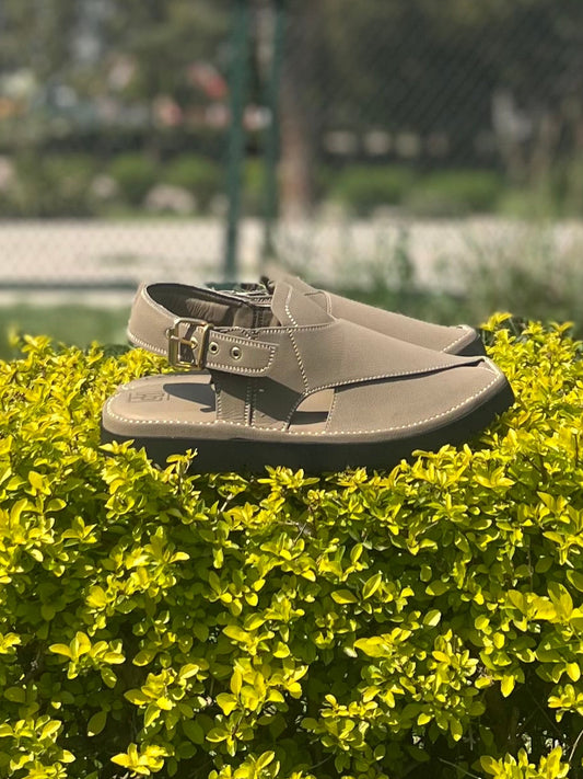 Royal Strap Light mocha Peshawari Chappal – Sketcher Sole