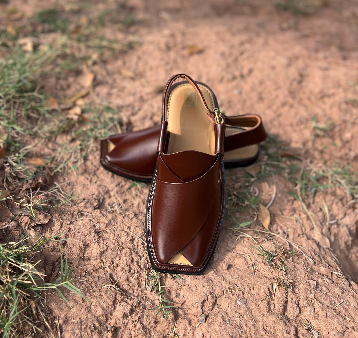 Rich Chocolate Peshawari Chappal