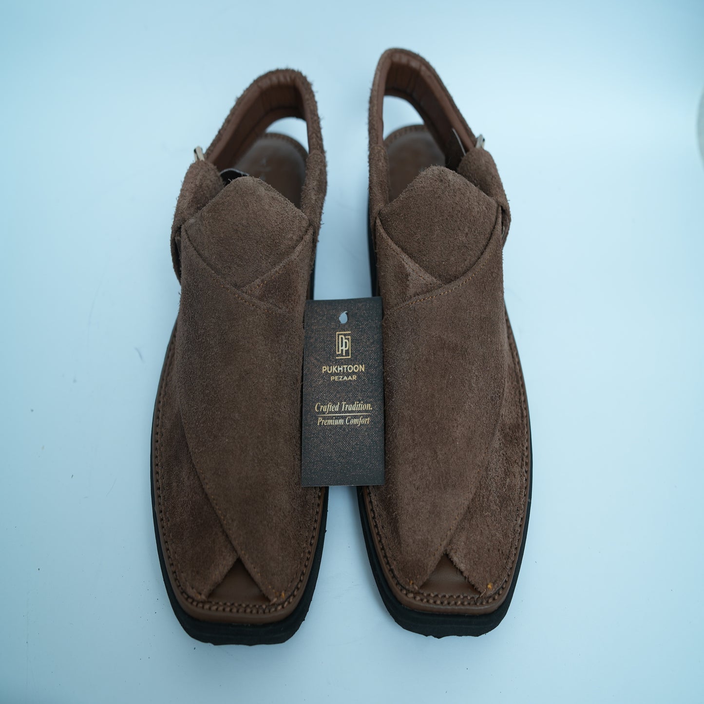 Brown Suede Peshawari Chappal – Sketcher Sole