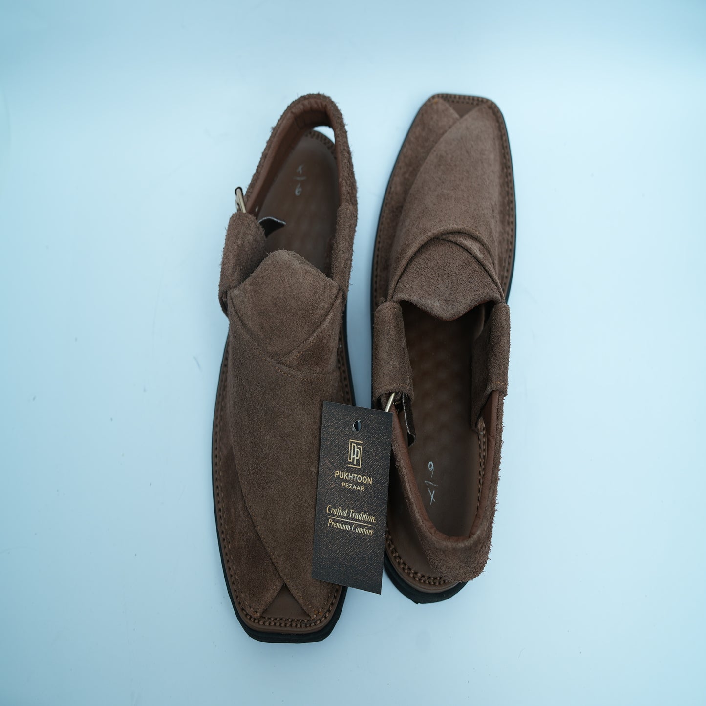 Brown Suede Peshawari Chappal – Sketcher Sole