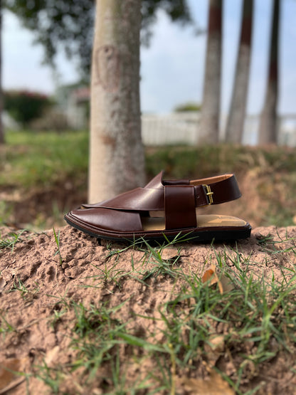 Rich Chocolate Peshawari Chappal