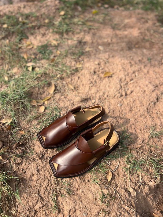 Rich Chocolate Peshawari Chappal