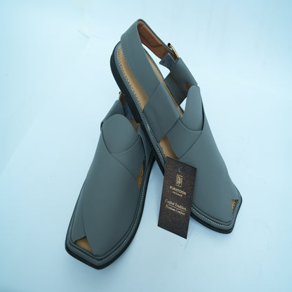 Slate Monarch Peshawari Chappal